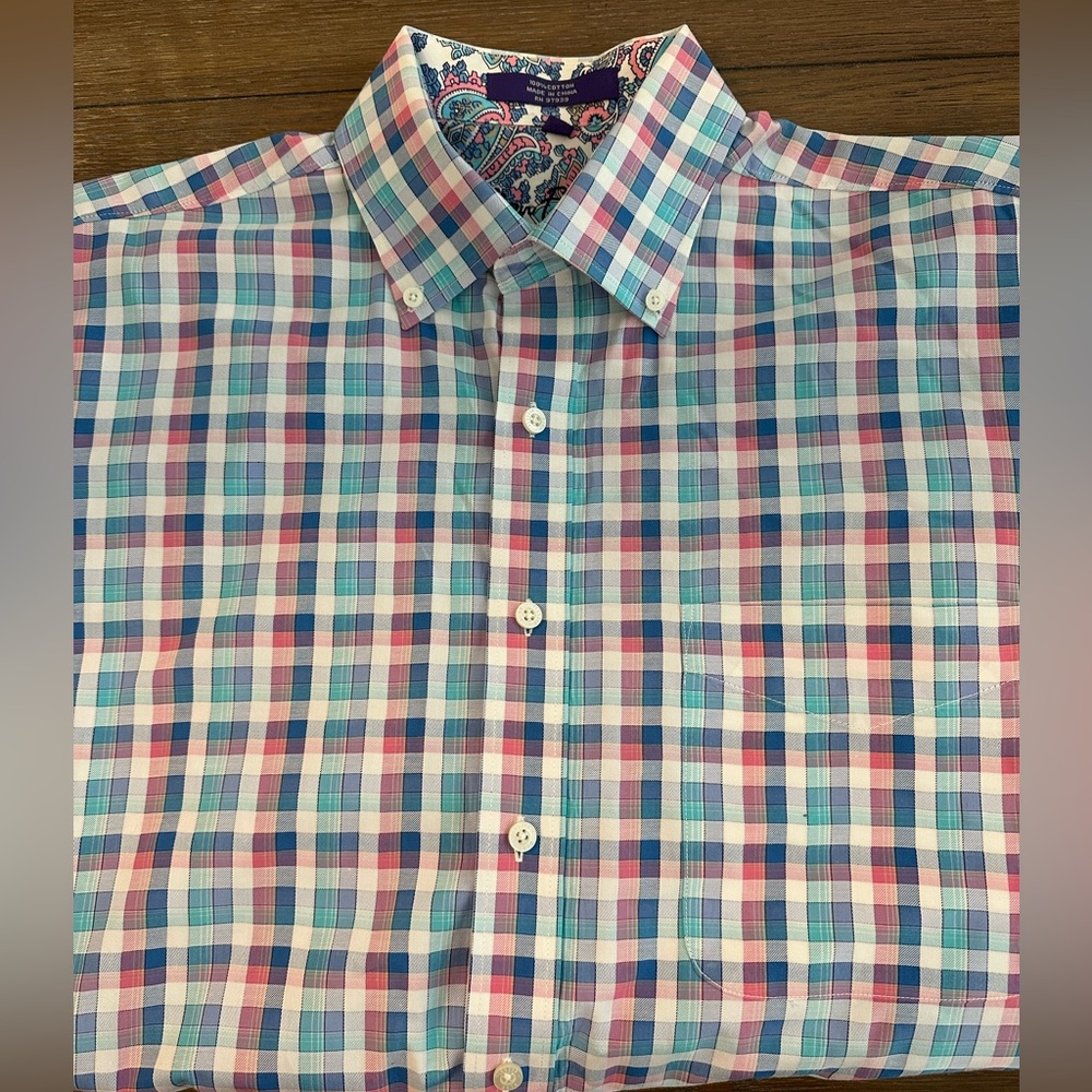 Alan Flusser Long Sleeve Shirt Size M‎ Gently Worn